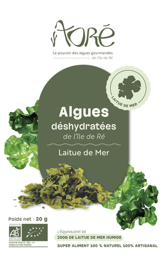 Algues déshydratées Laitue de Mer Bio 20g